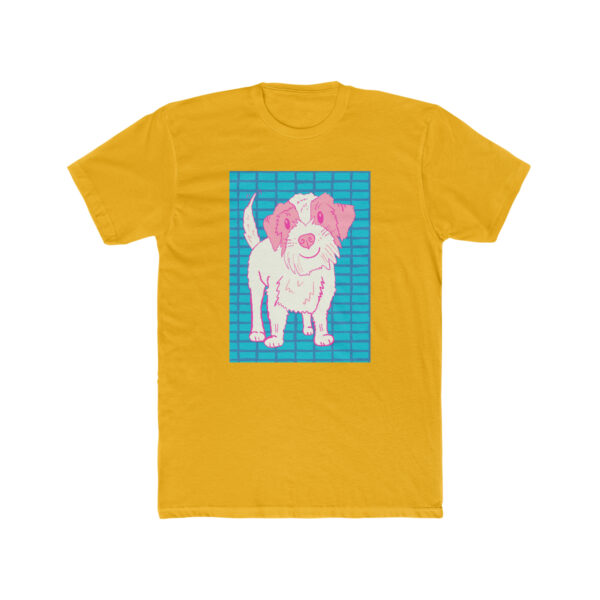 Pink Terrier -  Unisex Cotton Crew Tee - Image 5