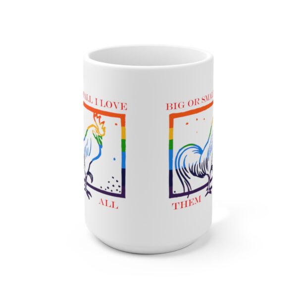 - White Ceramic Mug 15oz - Image 2