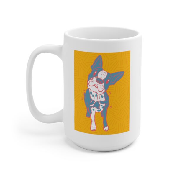 Custom Pet Portrait - White Ceramic Mug 15oz