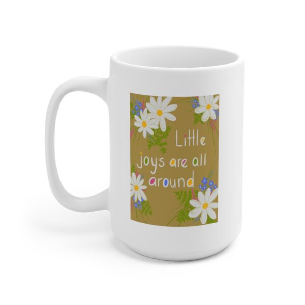 Little Joys- White Ceramic Mug 15oz