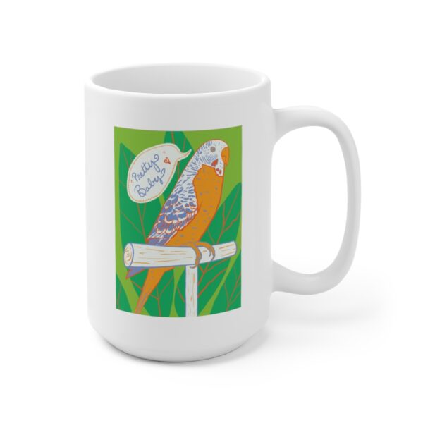 Orange Pretty Baby! - White Ceramic Mug 15oz - Image 3