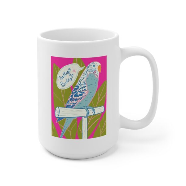 Pretty Baby! Pink - White Ceramic Mug 15oz - Image 3