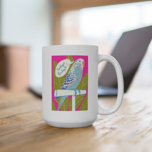 Pretty Baby! Pink - White Ceramic Mug 15oz - Image 4