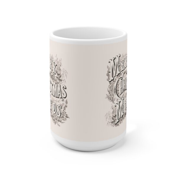 Merry Christmas Mofos- White Ceramic Mug 15oz - Image 2