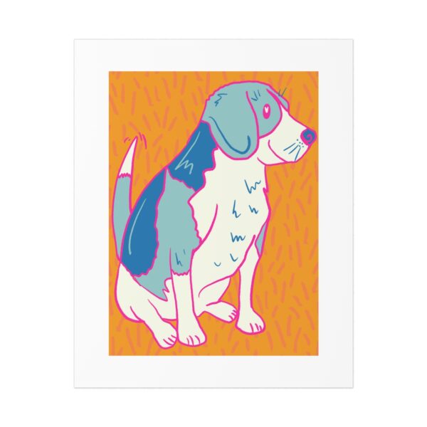 Treat Jar Beagle-- Art Print 8x10