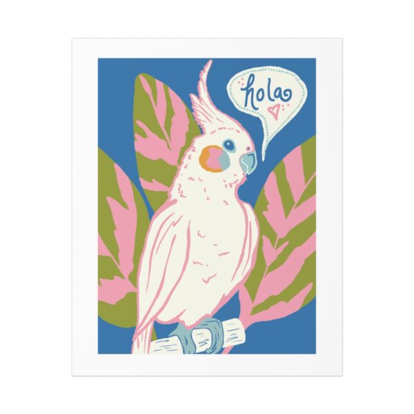 Hola Cockatiel Art Print